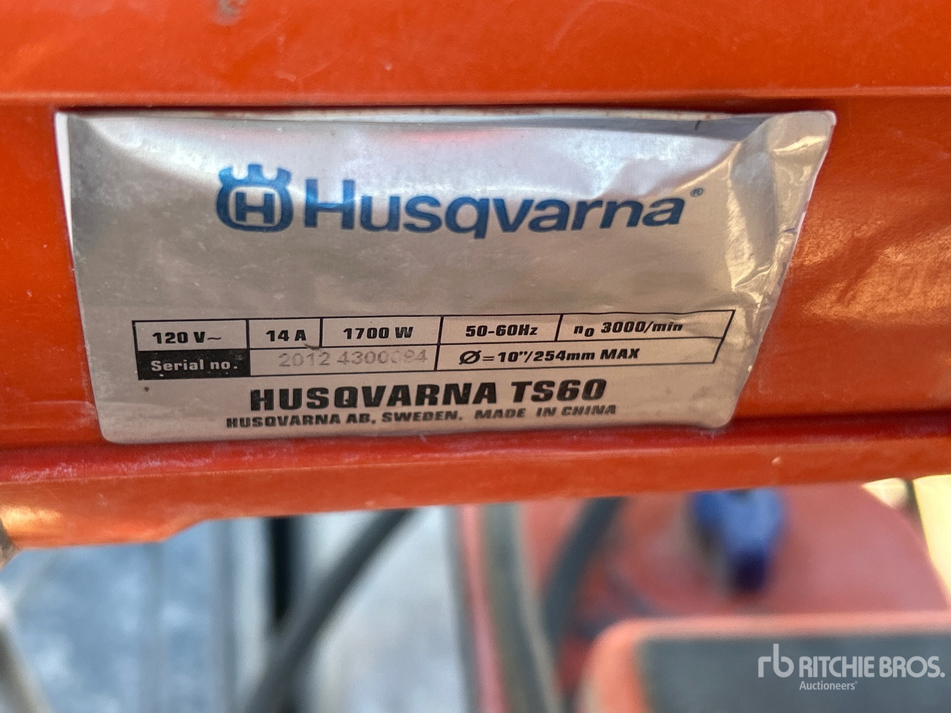 General Appearance with N.º de serie/VIN