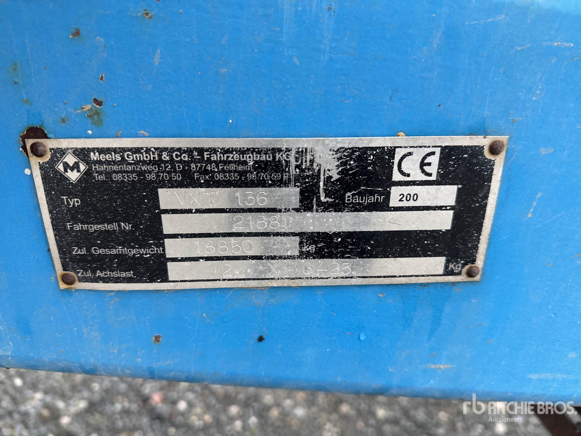 General Appearance with Numero seriale/numero d’identificazione del veicolo (VIN)