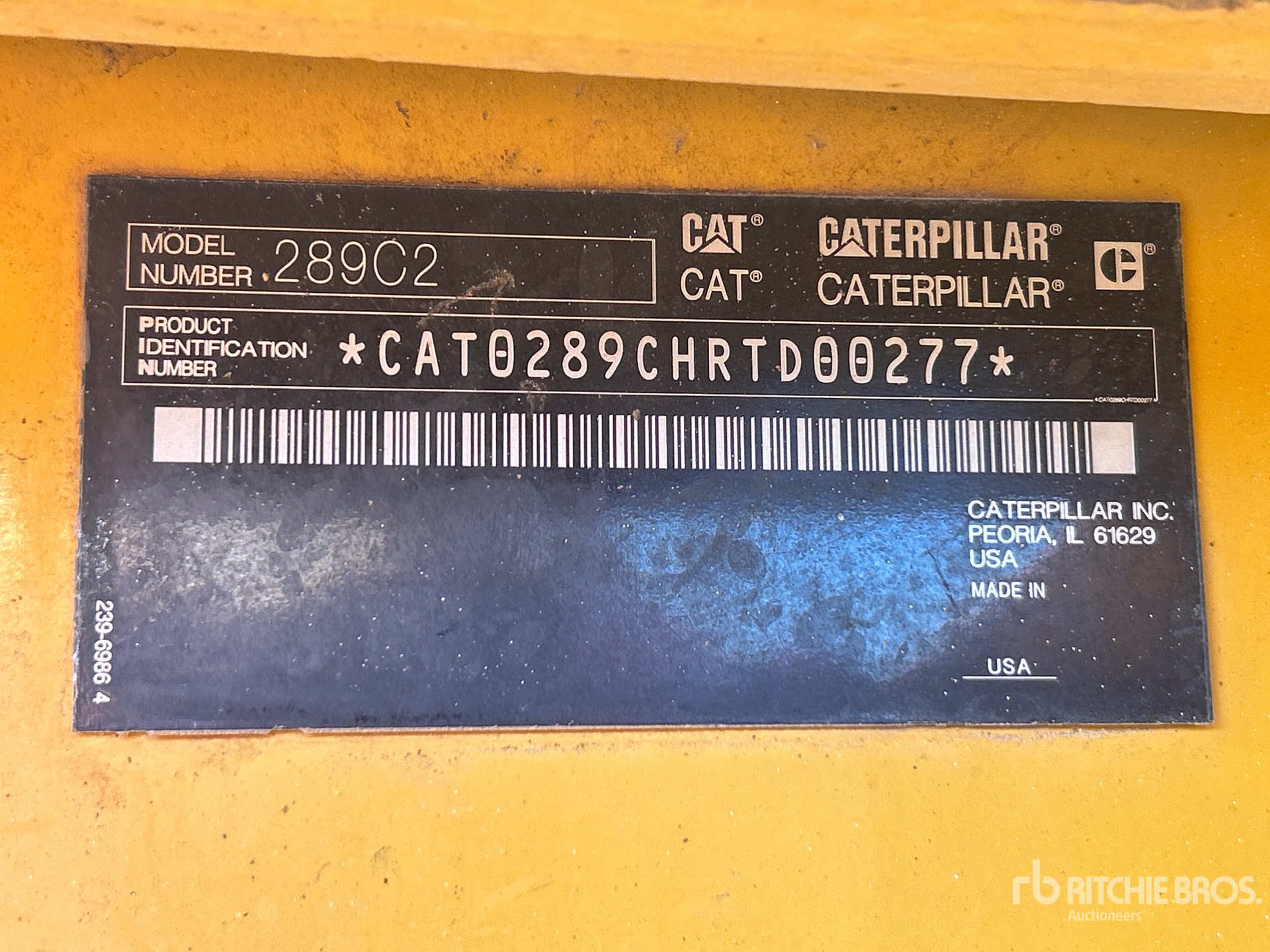 General Appearance with Numero seriale/numero d’identificazione del veicolo (VIN)