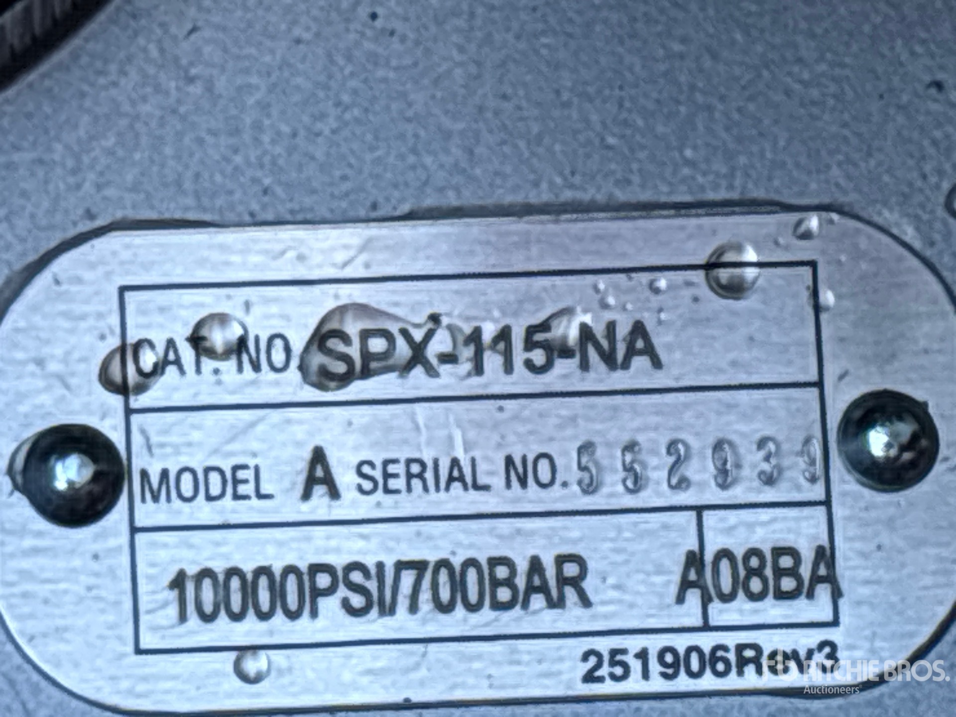 General Appearance with N.º de serie/VIN