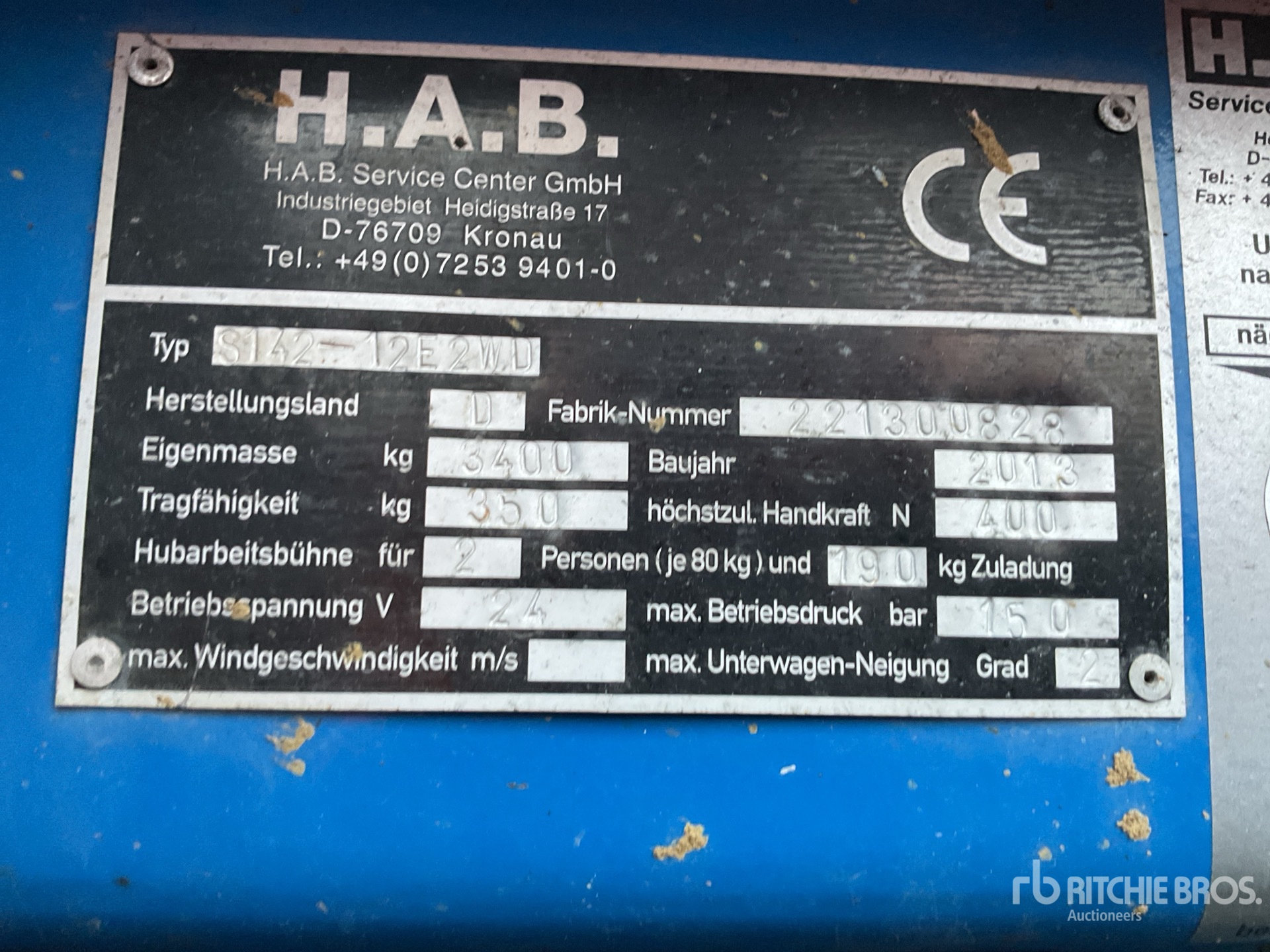 General Appearance with Numero seriale/numero d’identificazione del veicolo (VIN)