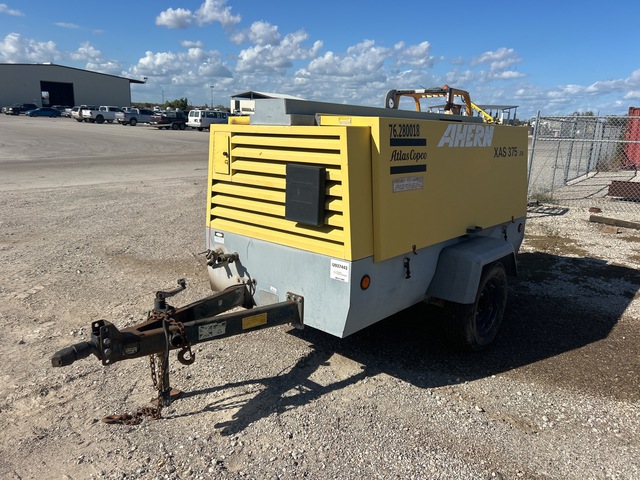 2012 Atlas Copco Xas375 t3 375 cfm Mobile Air Compressor 2012 Atlas Copco Xas375 t3 375 cfm Mobile Air Compressor