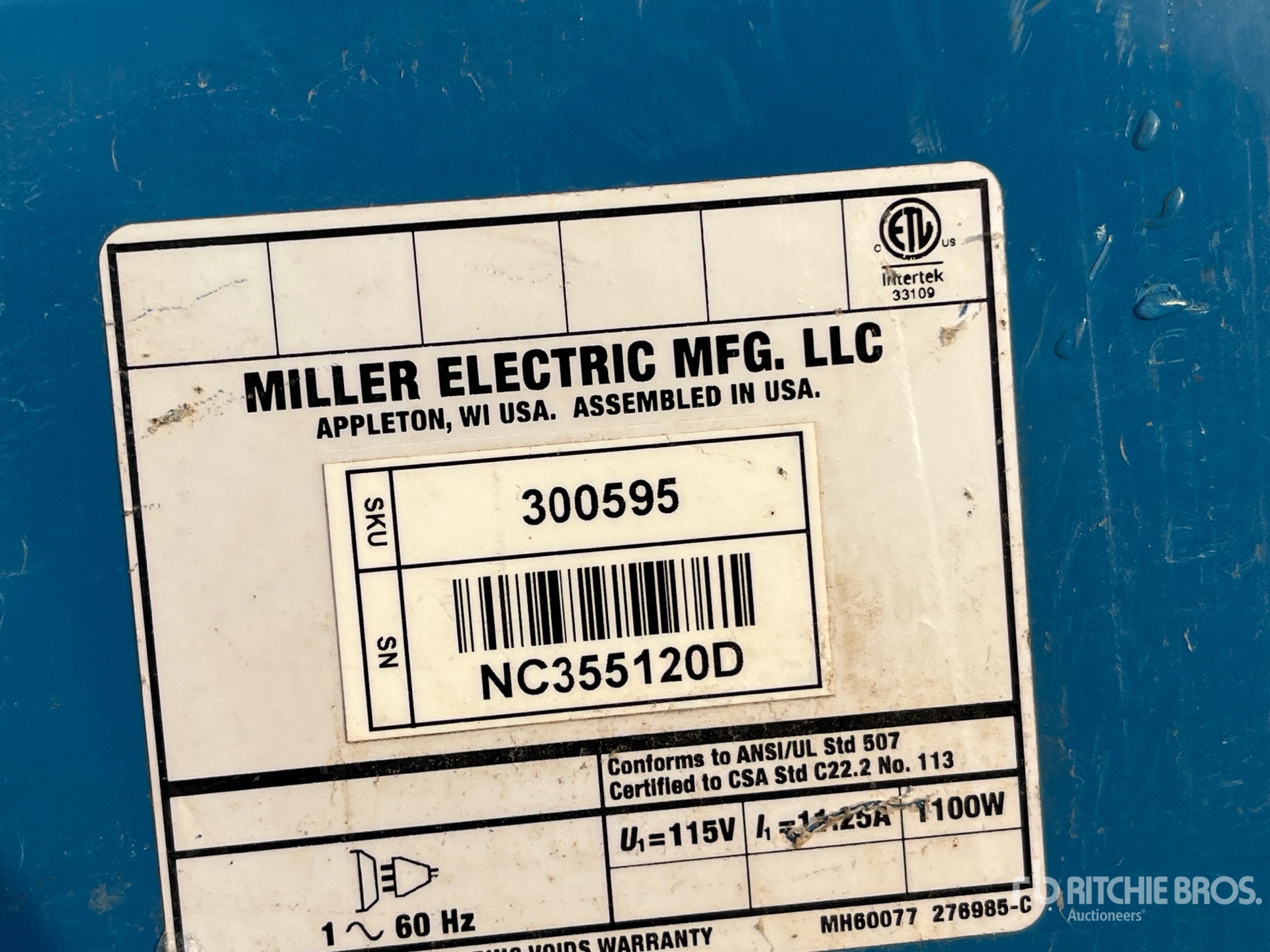 General Appearance with N.º de serie/VIN