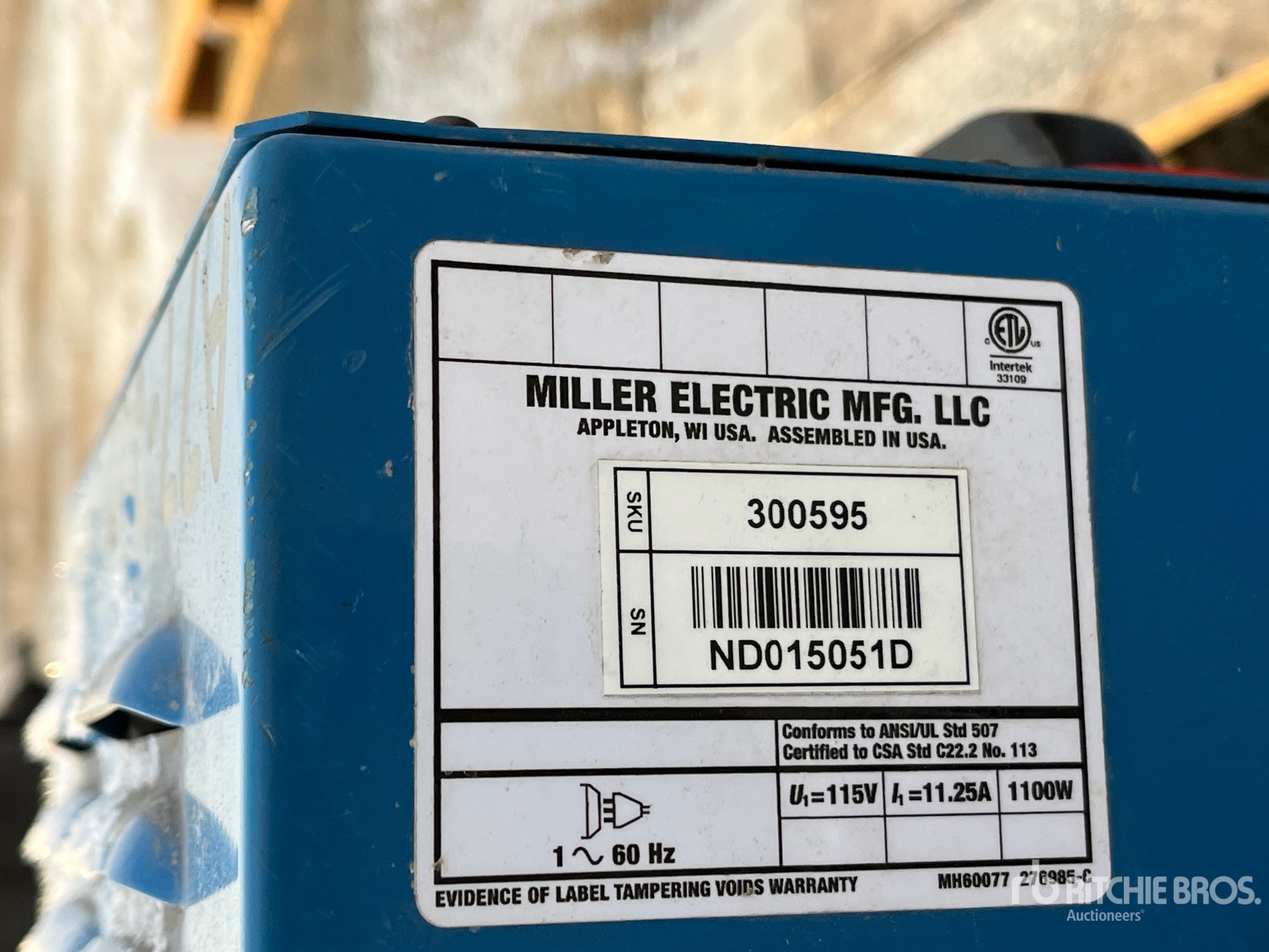 General Appearance with N.º de serie/VIN