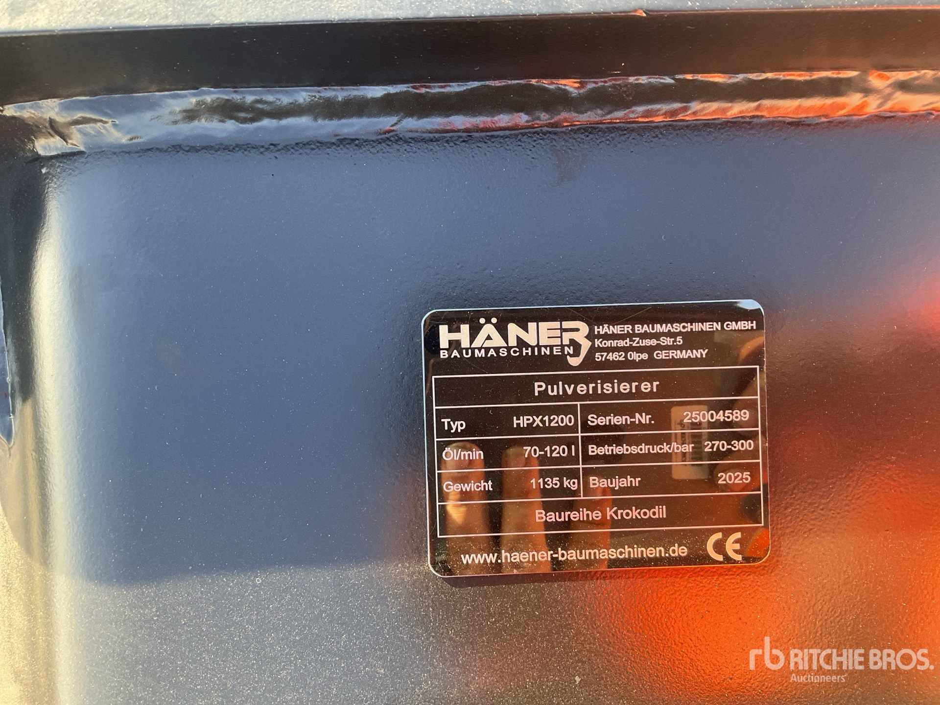 General Appearance with N.º de serie/VIN