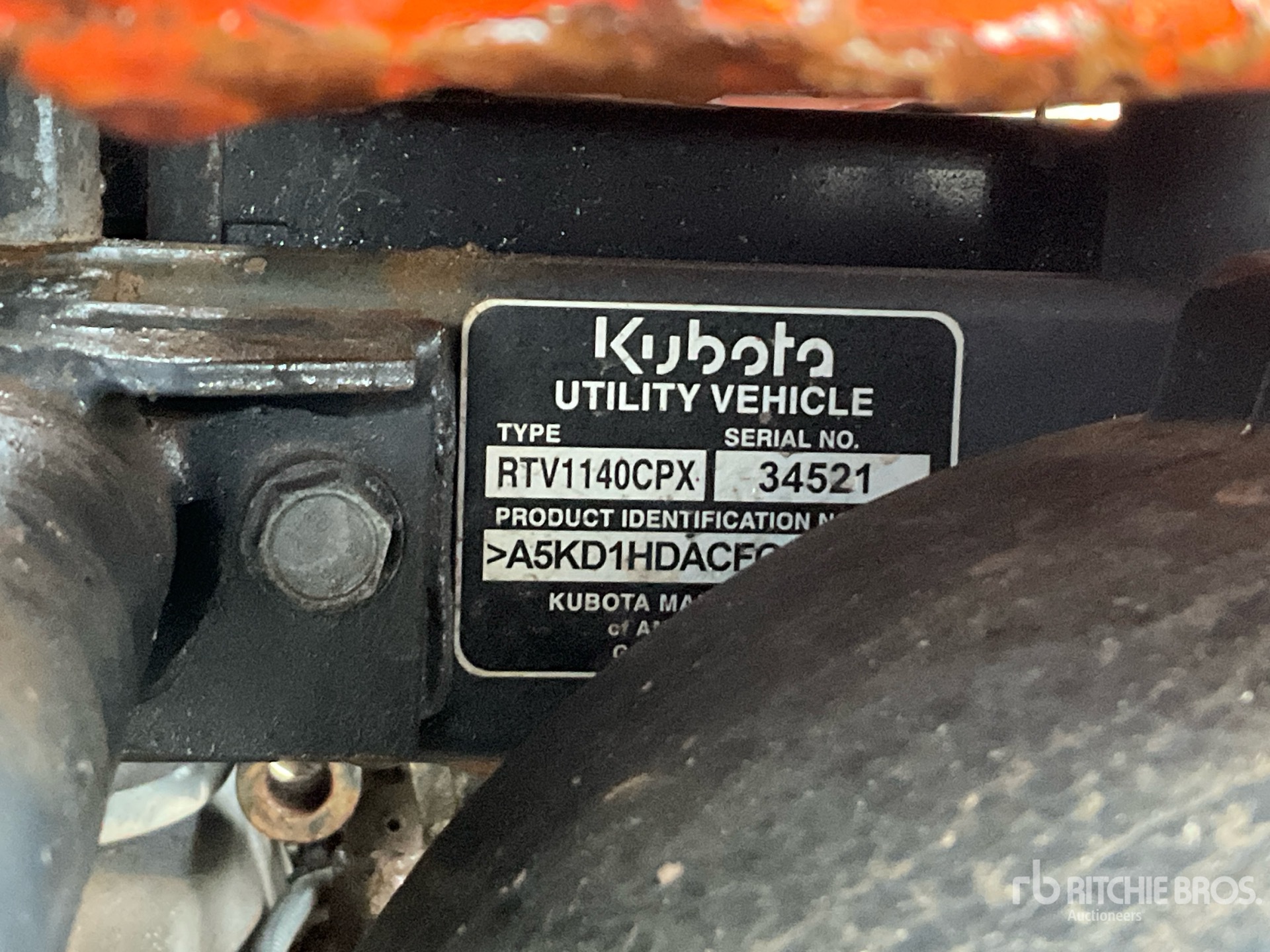 General Appearance with N.º de serie/VIN