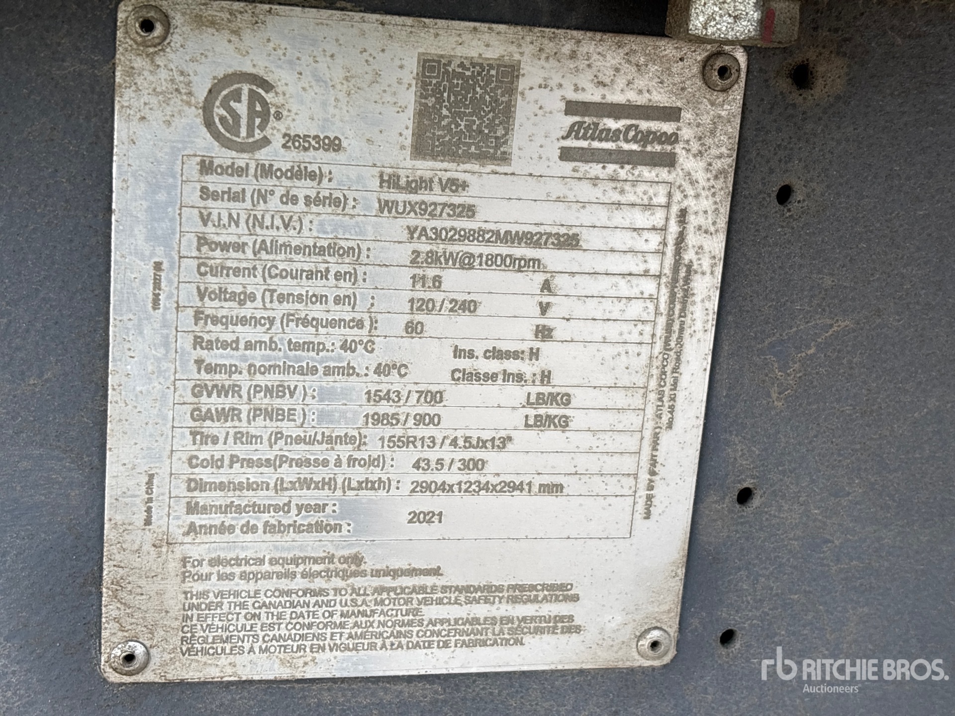 General Appearance with Seriennummer / FIN