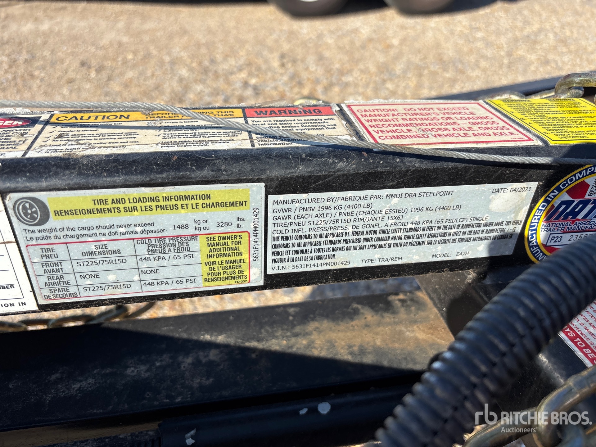 General Appearance with Numéro de série/Numéro d'identification du véhicule automobile