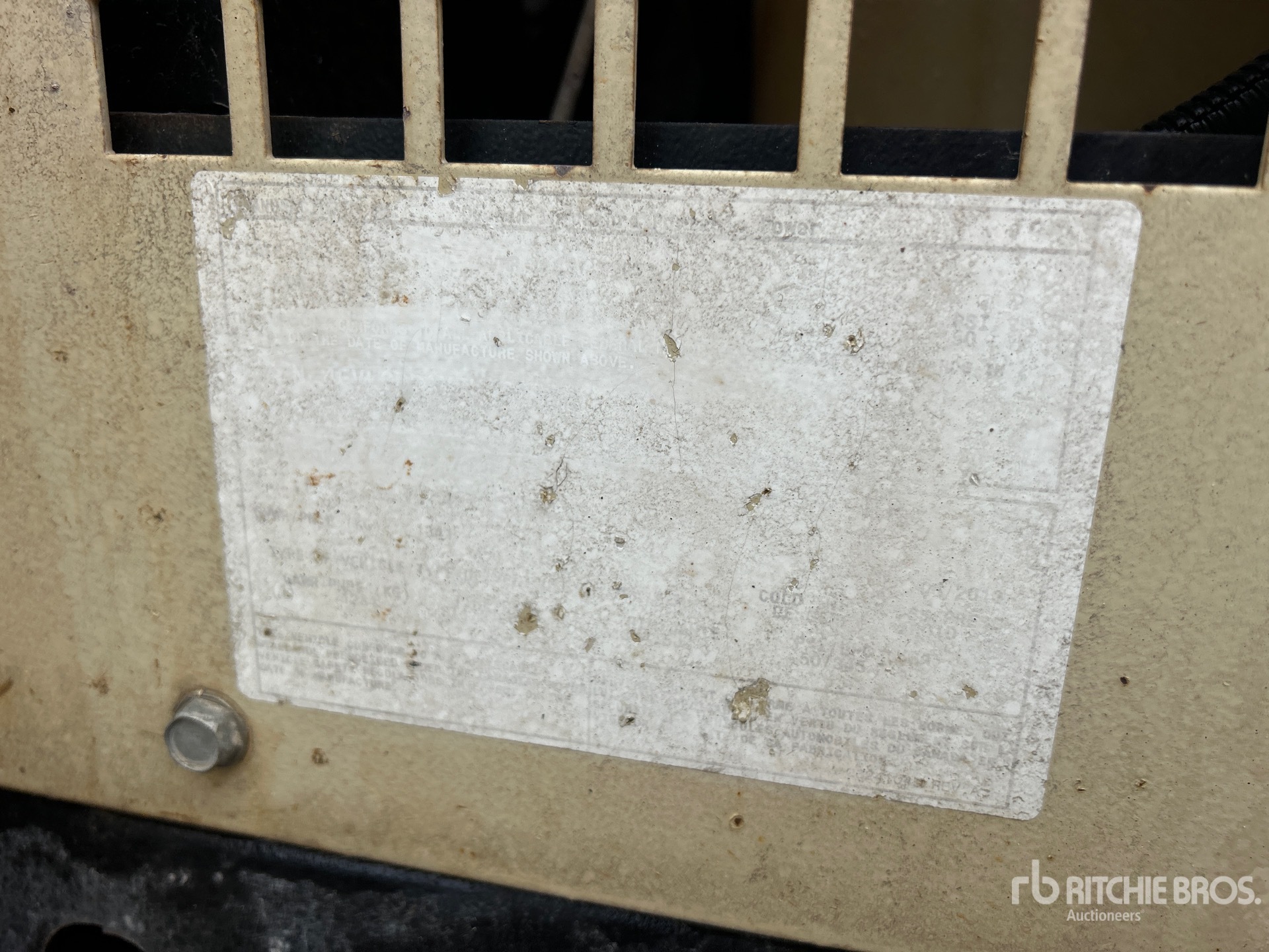 General Appearance with N.º de serie/VIN