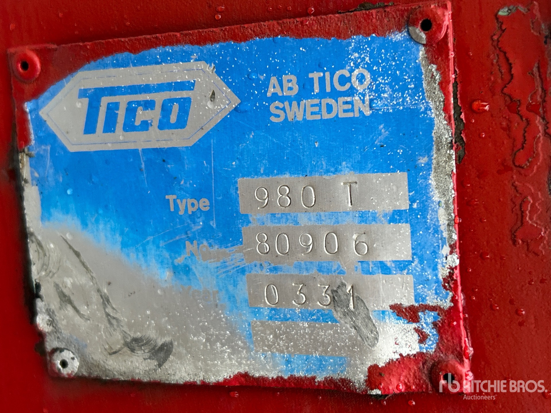 General Appearance with N.º de serie/VIN