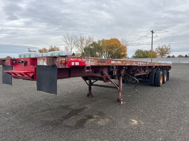 1995 ASI 36 ft T/A - 14 ft Extendable Flatbed Trailer