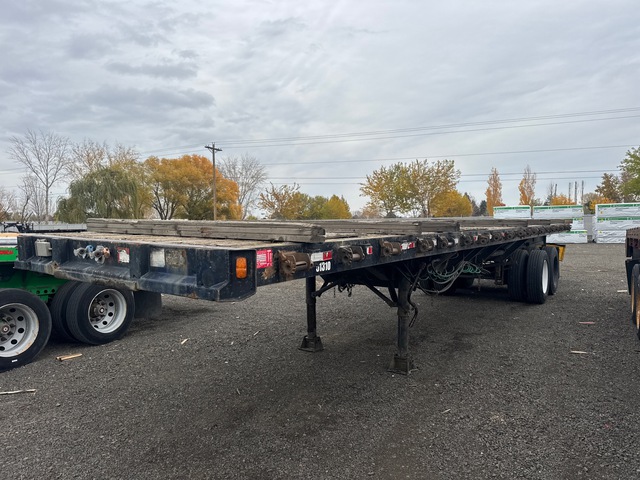 1978 Fruehauf T/A 40 ft - 60 ft Extendable Flatbed Trailer
