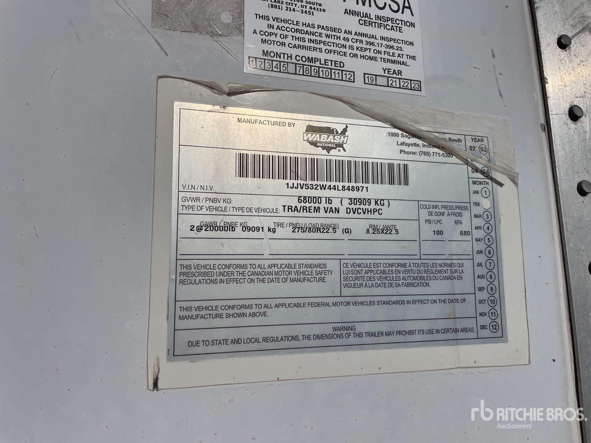 General Appearance with Seriennummer / FIN