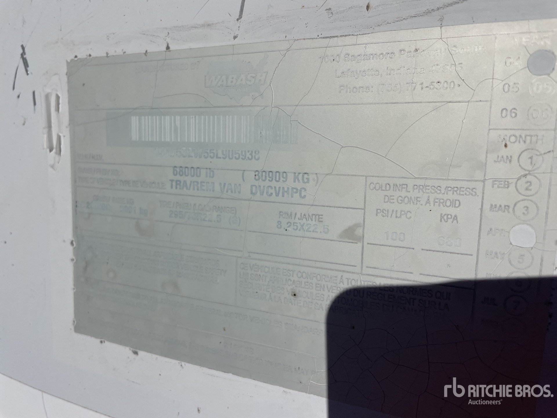 General Appearance with Seriennummer / FIN