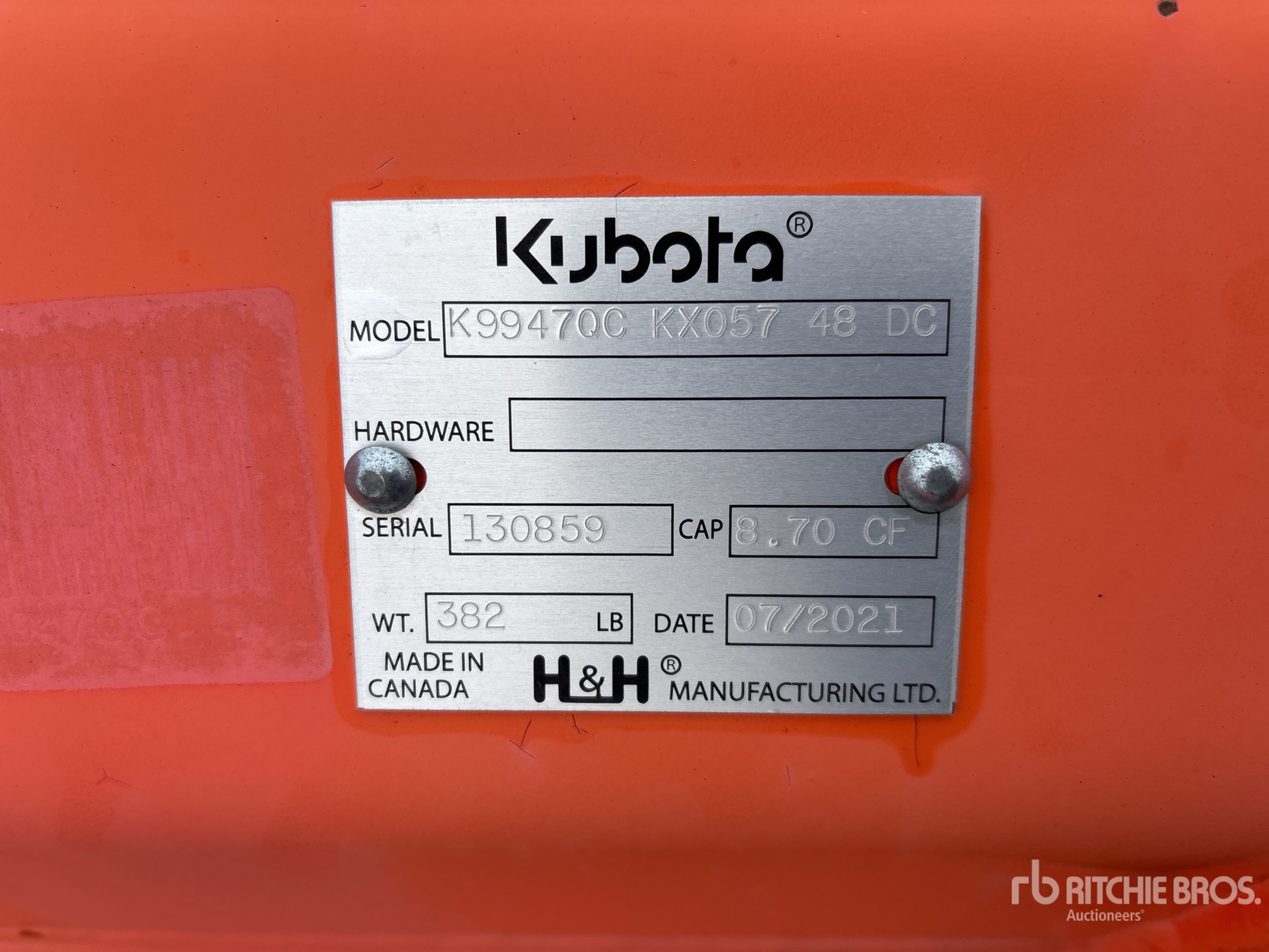 General Appearance with Numéro de série/Numéro d'identification du véhicule automobile