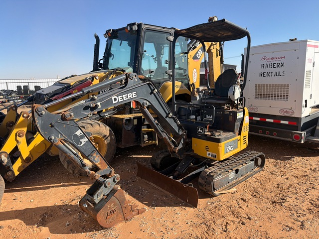 2017 John Deere 17G Mini Excavator (Inoperable)