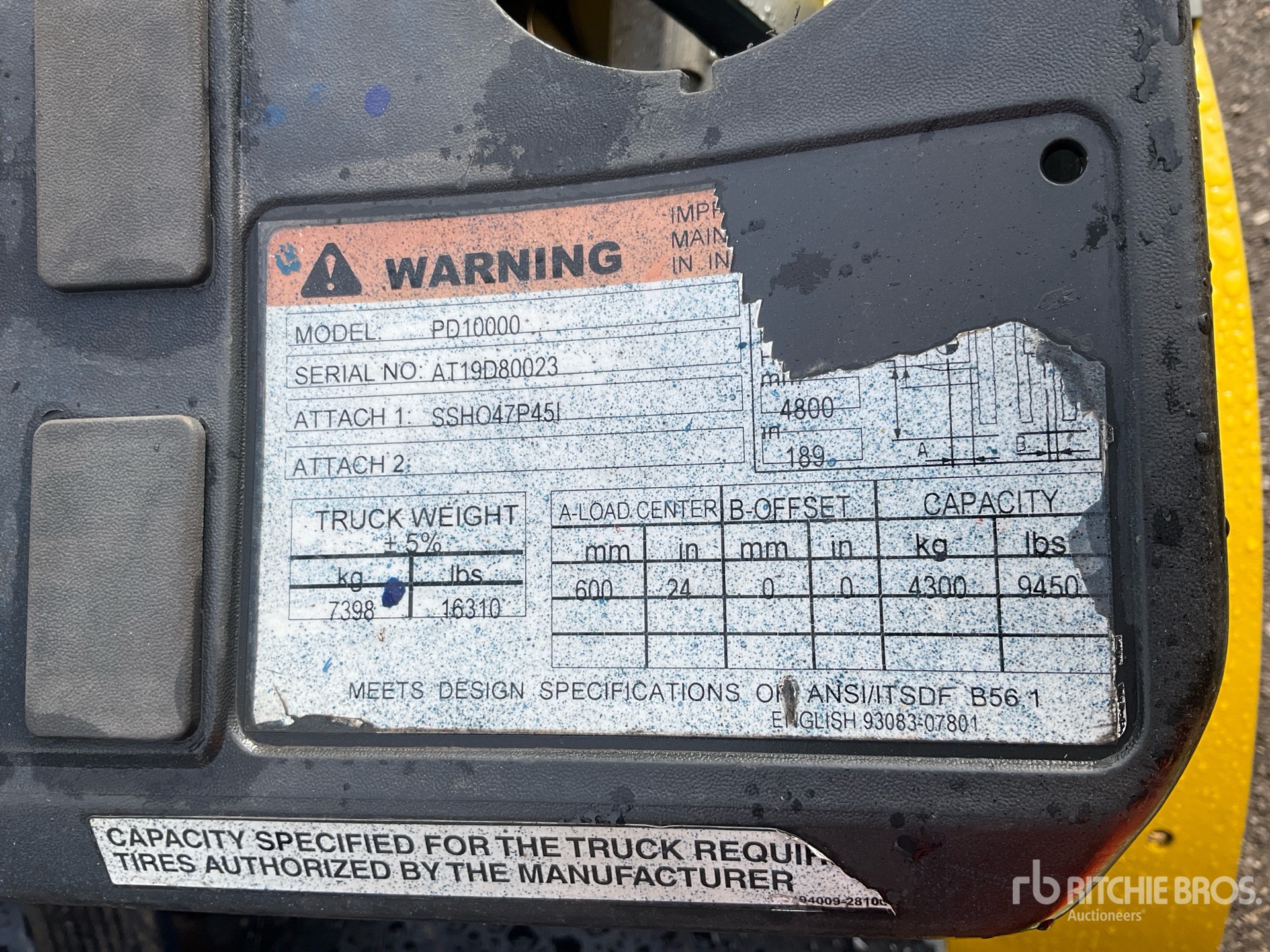 General Appearance with Numero seriale/numero d’identificazione del veicolo (VIN)