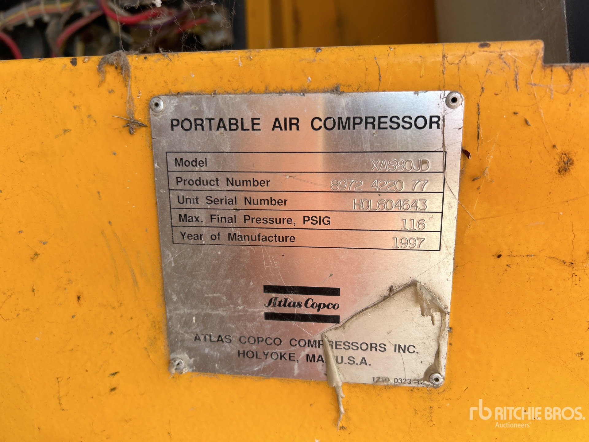 General Appearance with Unit Serial Number