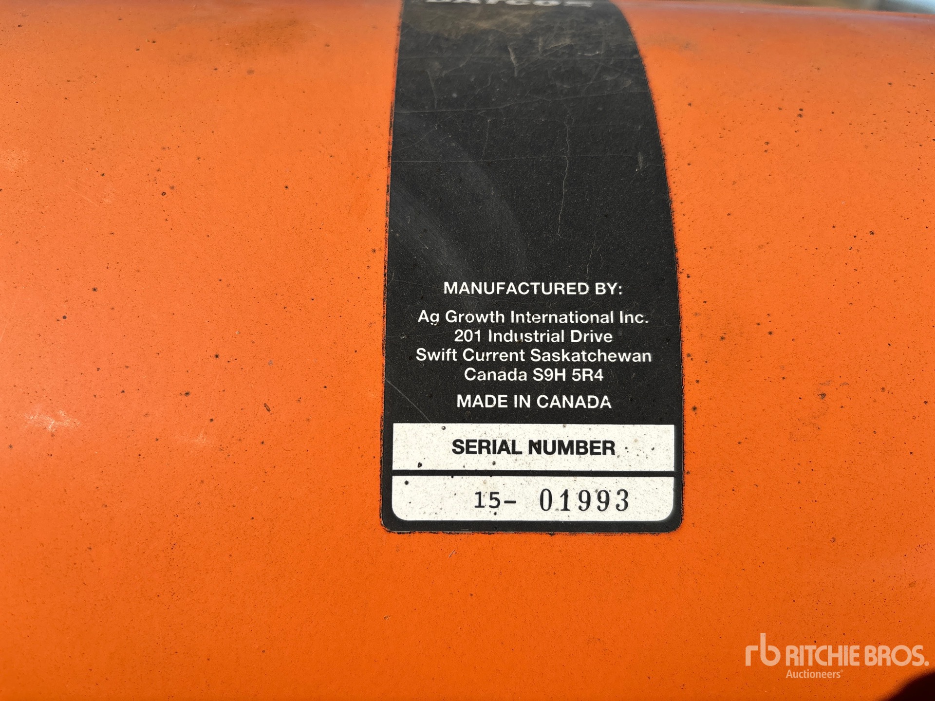 General Appearance with N.º de serie/VIN