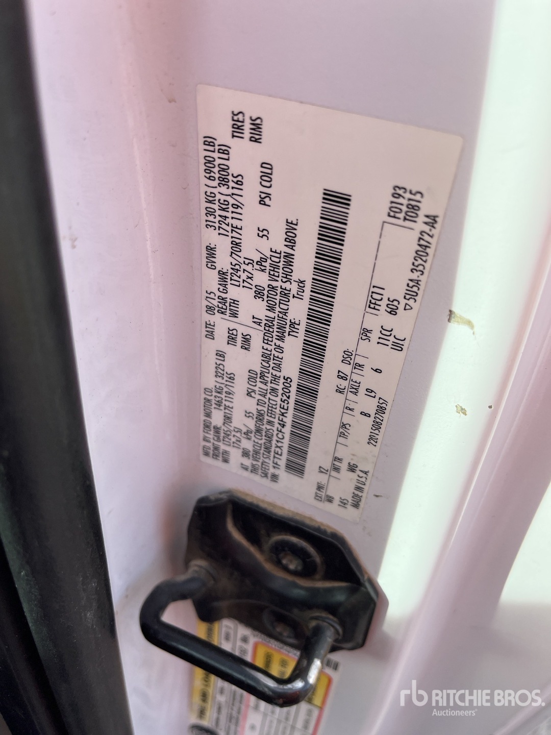 General Appearance with Numer seryjny/numer identyfikacyjny pojazdu