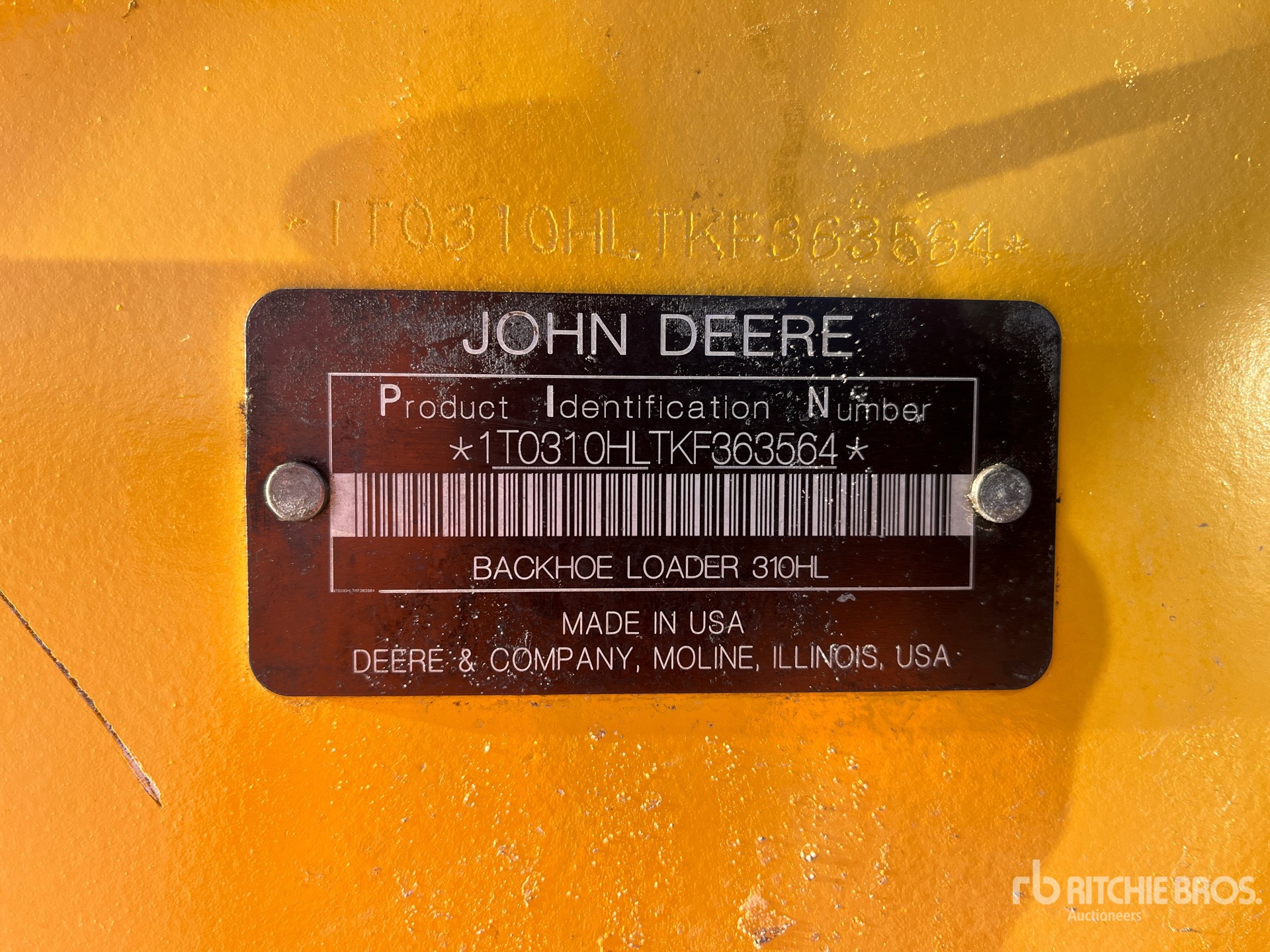 General Appearance with Seriennummer / FIN