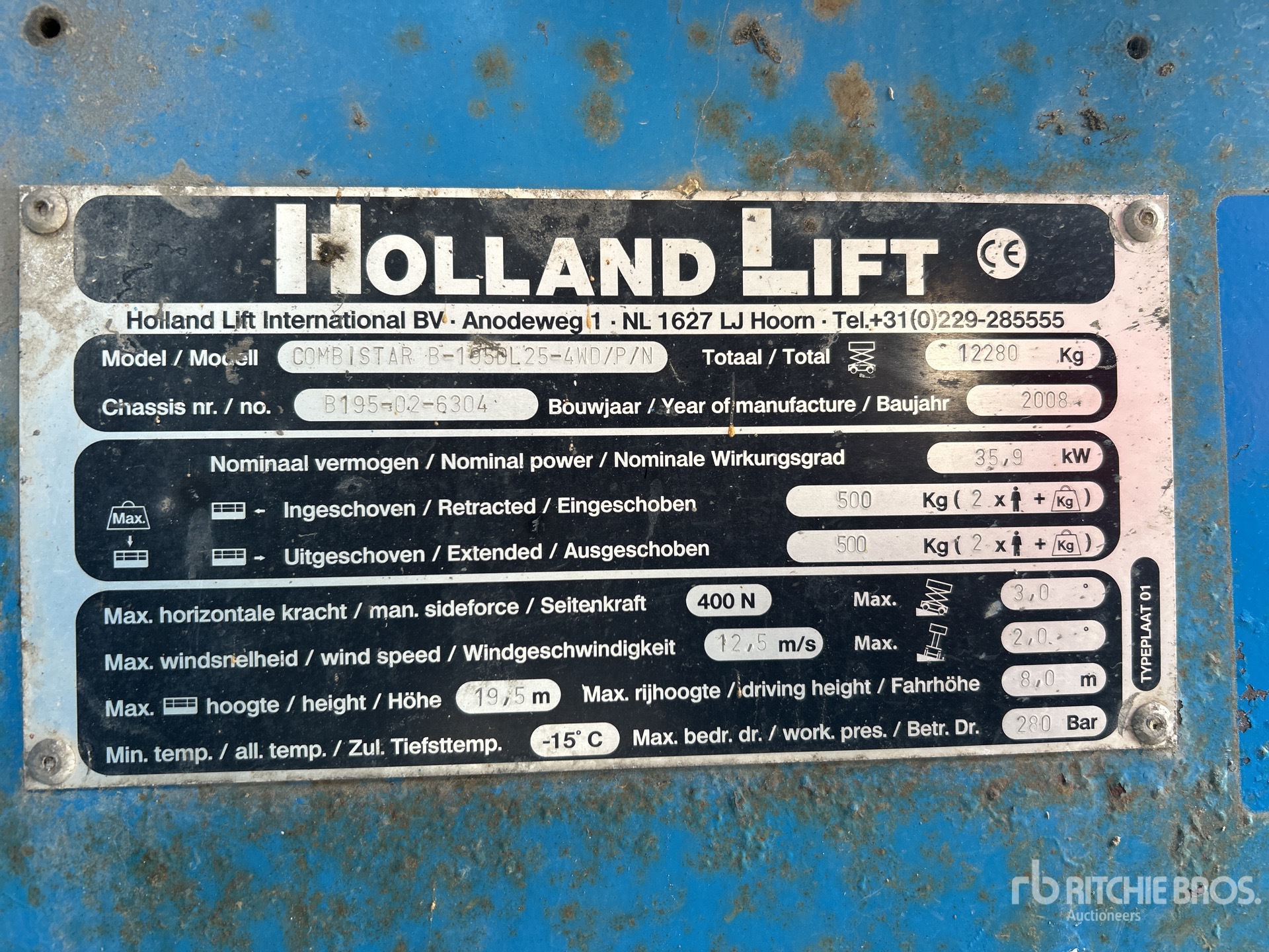 General Appearance with Numero seriale/numero d’identificazione del veicolo (VIN)