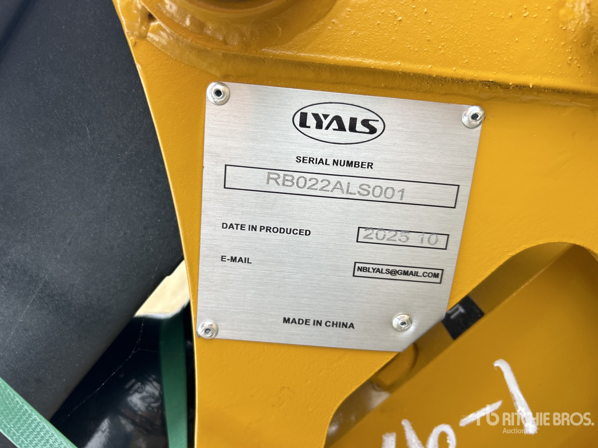 General Appearance with Numer seryjny/numer identyfikacyjny pojazdu