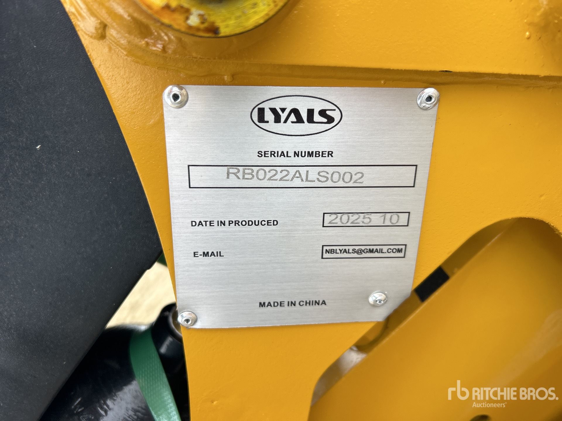 General Appearance with Numer seryjny/numer identyfikacyjny pojazdu