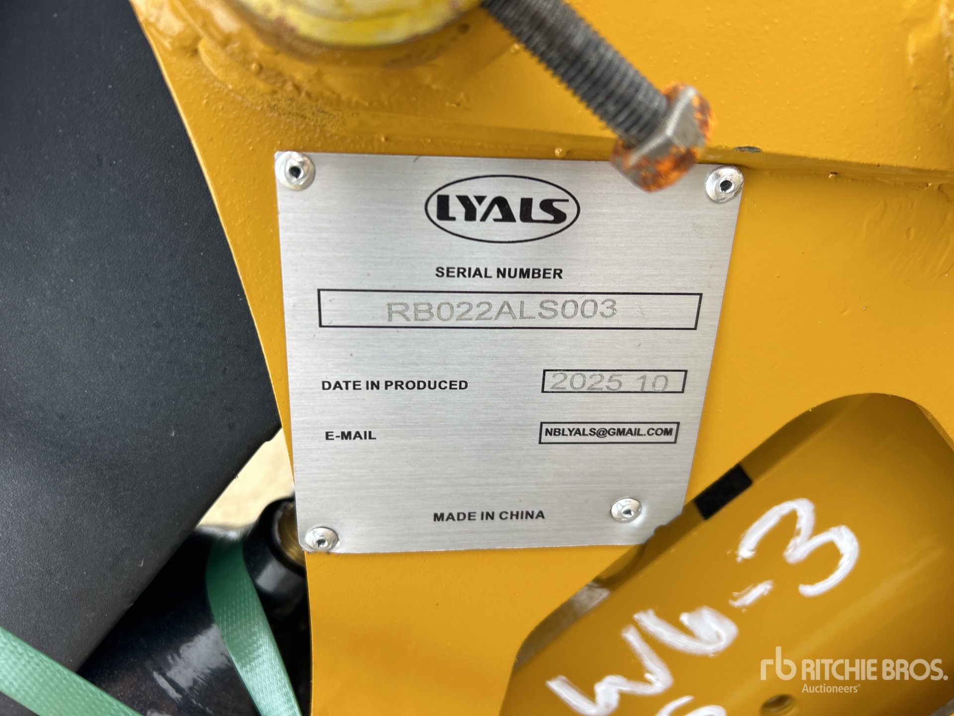 General Appearance with Numer seryjny/numer identyfikacyjny pojazdu