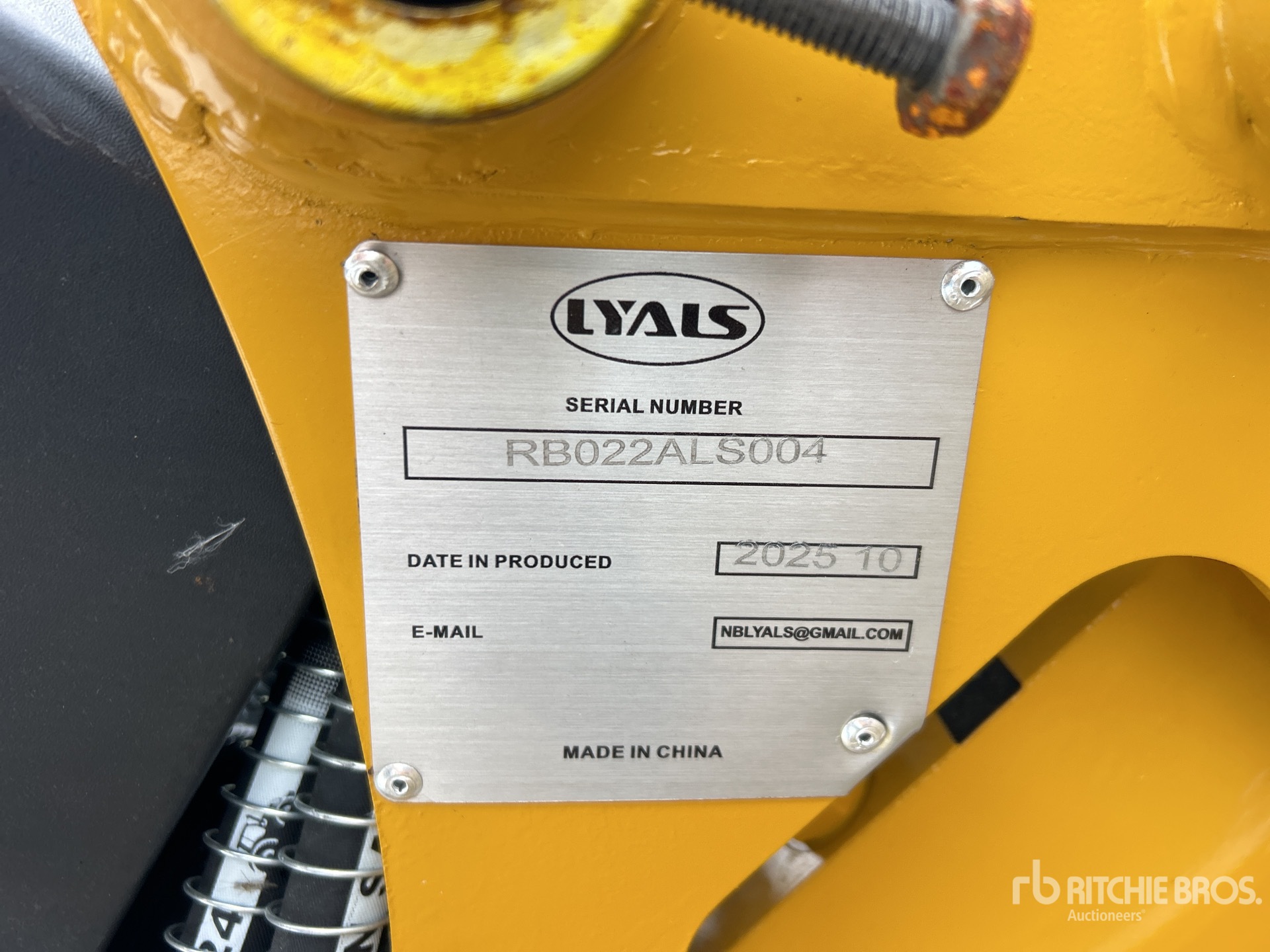 General Appearance with Numer seryjny/numer identyfikacyjny pojazdu