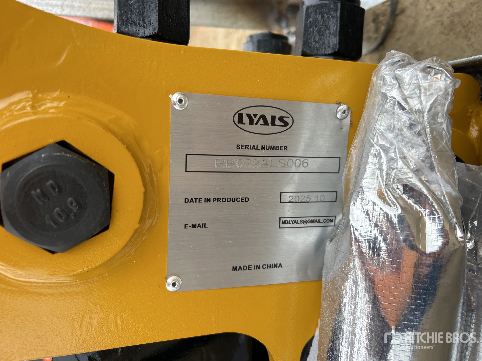 General Appearance with Numer seryjny/numer identyfikacyjny pojazdu