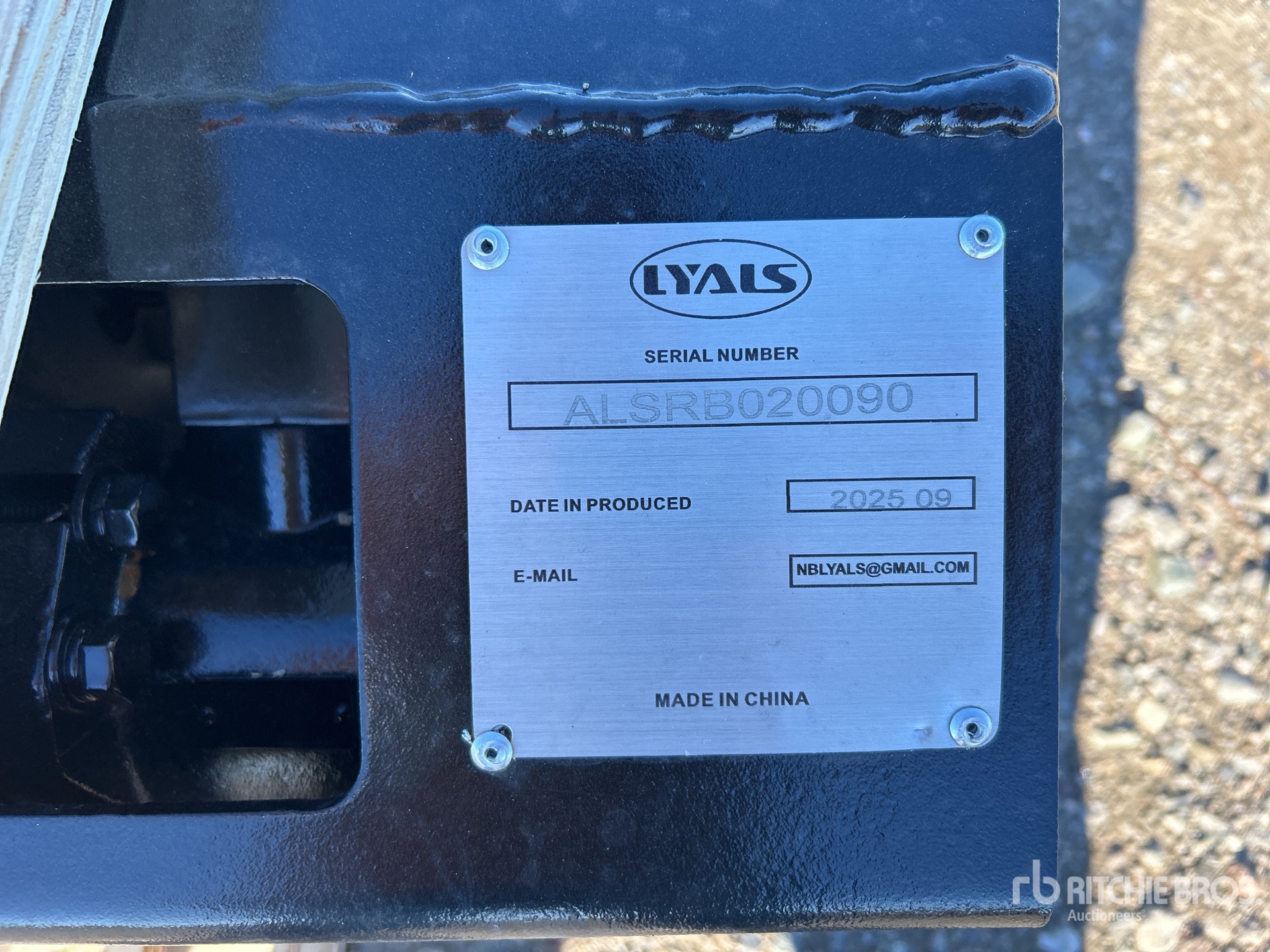 General Appearance with N.º de serie/VIN