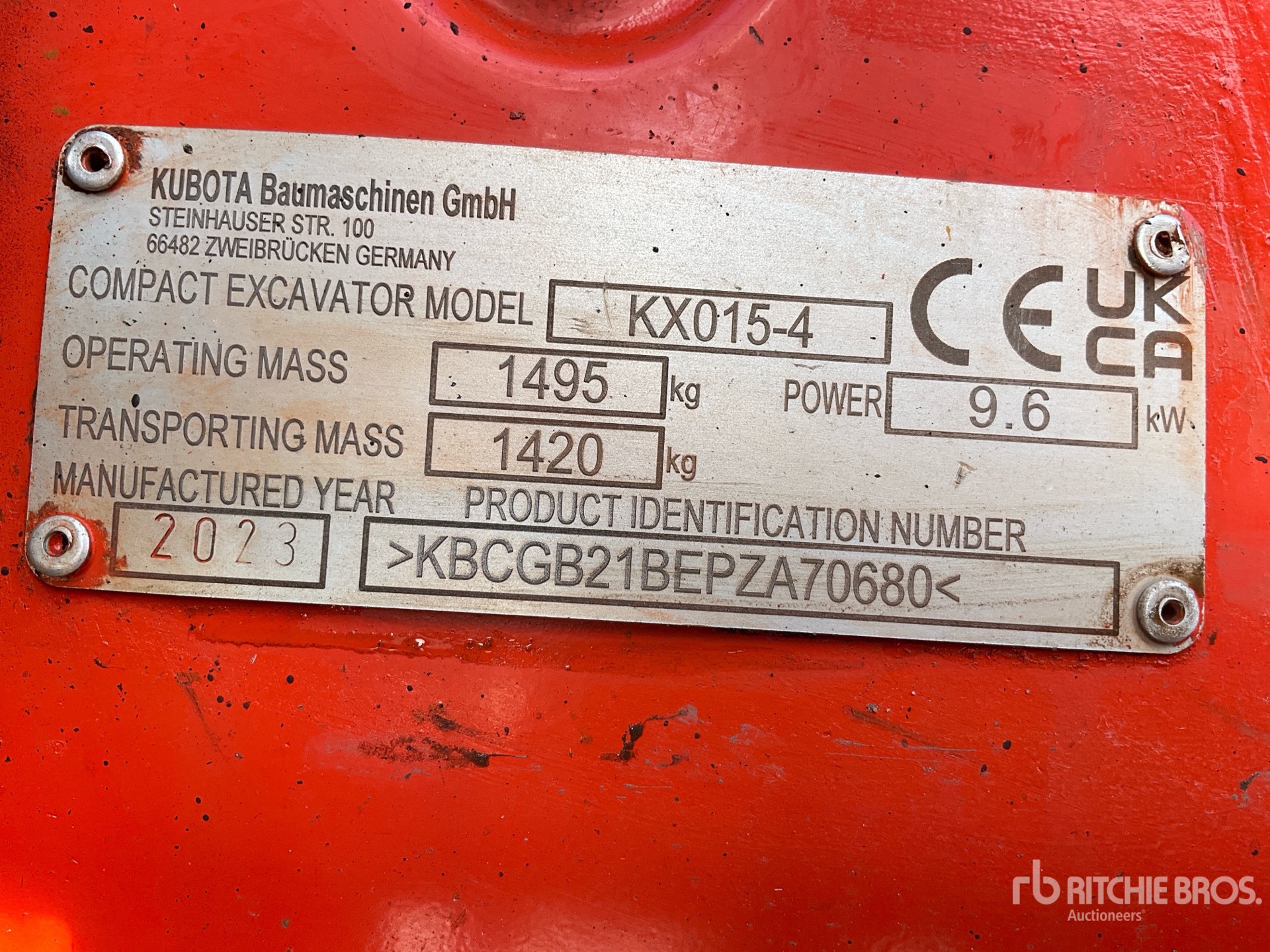 General Appearance with Numéro de série/Numéro d'identification du véhicule automobile