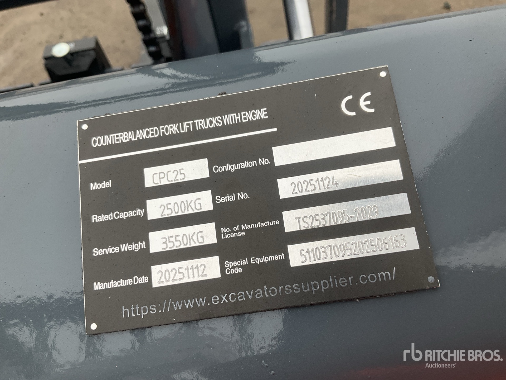 General Appearance with Numero seriale/numero d’identificazione del veicolo (VIN)