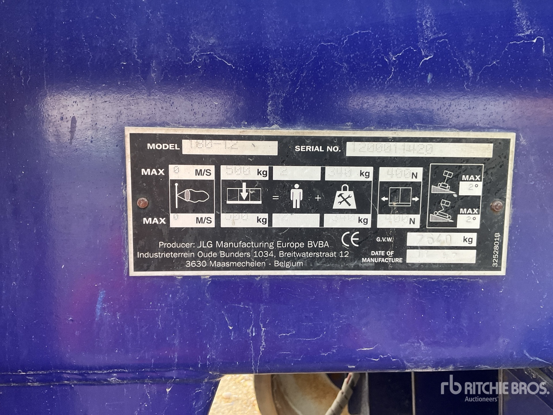 General Appearance with N.º de serie/VIN