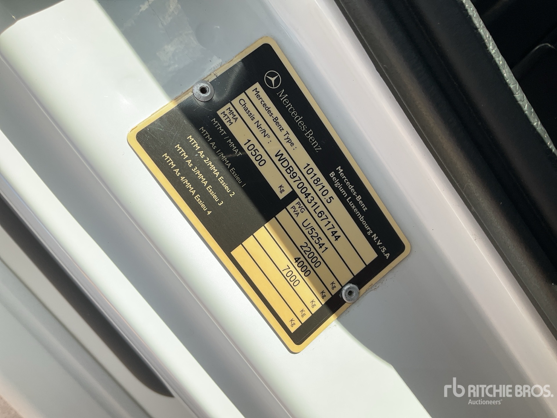 General Appearance with Seriennummer / FIN