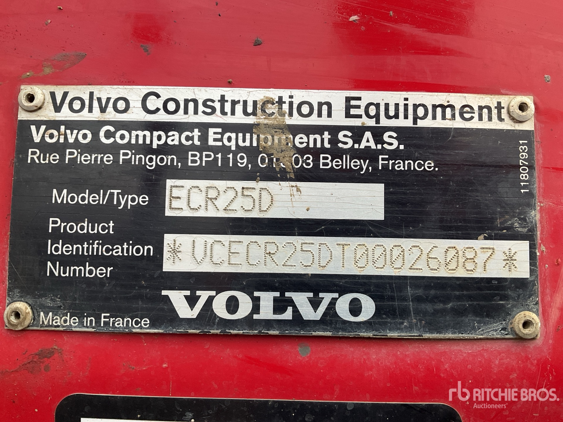 General Appearance with Numer seryjny/numer identyfikacyjny pojazdu