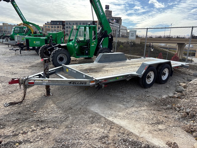 2017 Felling FT-12IT-I-G 18 ft T/A Tilt Deck Trailer