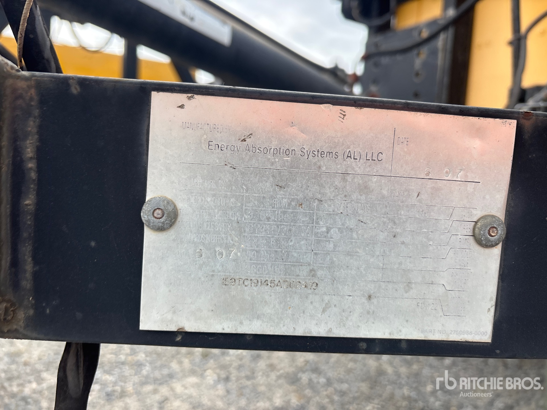 General Appearance with N.º de serie/VIN