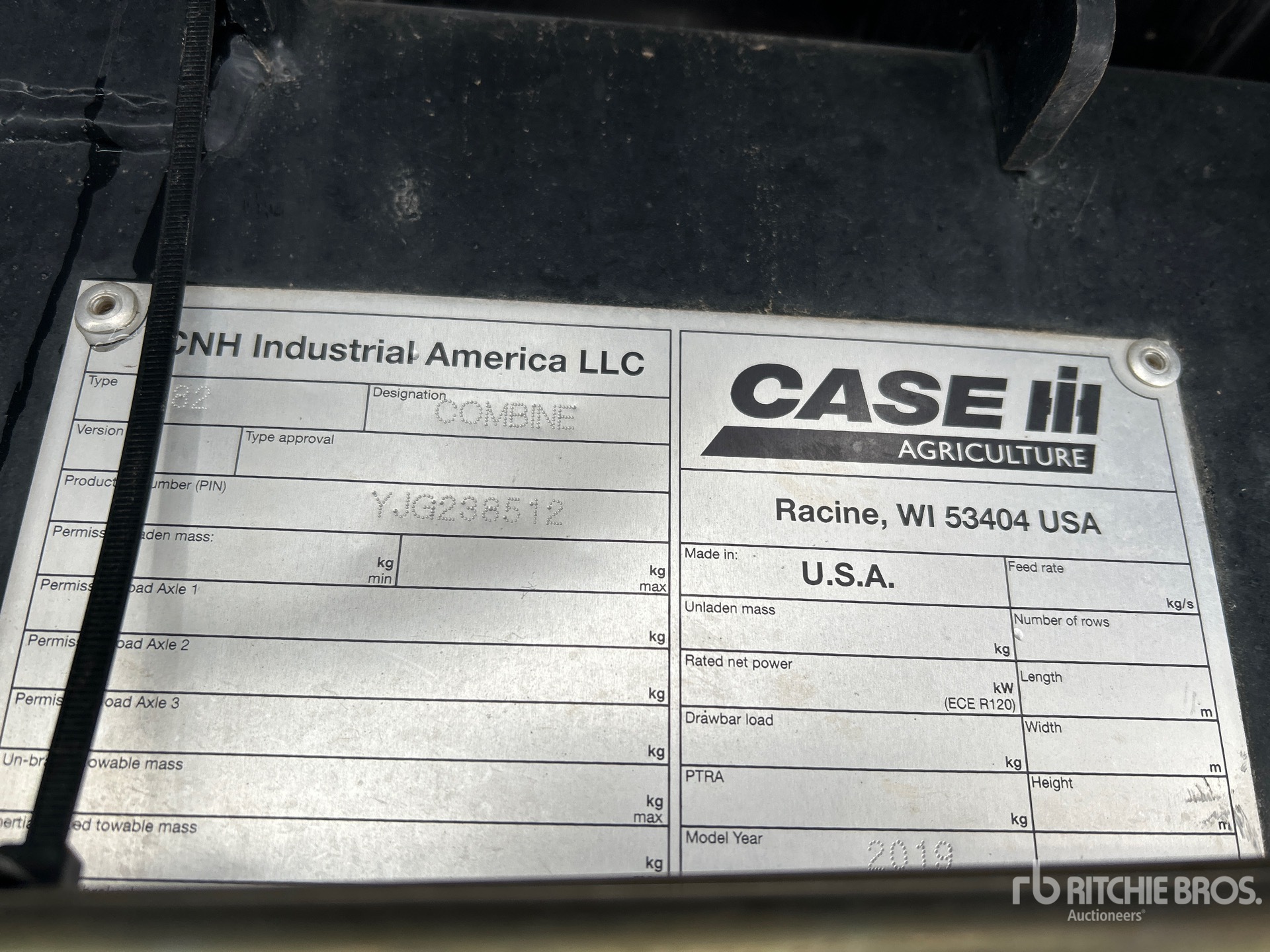 General Appearance with Numéro de série/Numéro d'identification du véhicule automobile