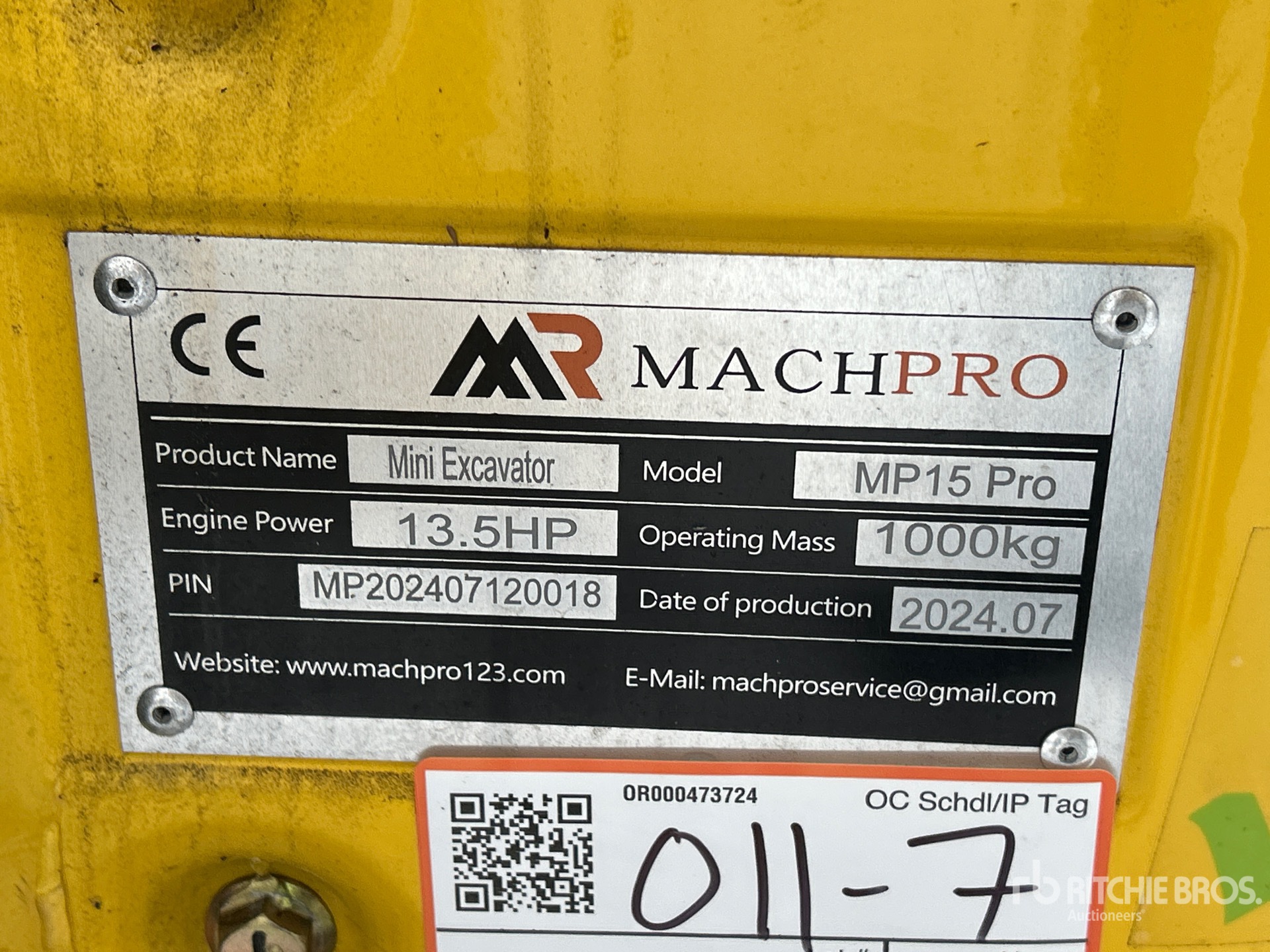 General Appearance with Numéro de série/Numéro d'identification du véhicule automobile