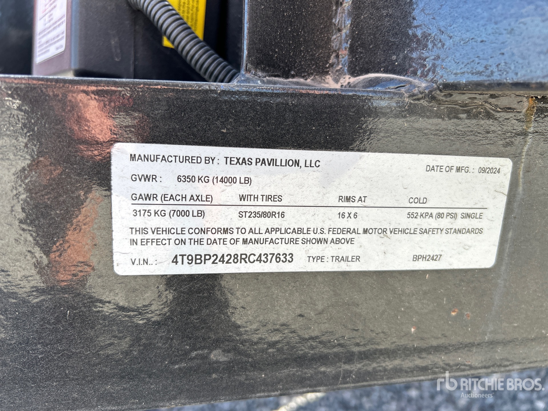 General Appearance with Numero seriale/numero d’identificazione del veicolo (VIN)