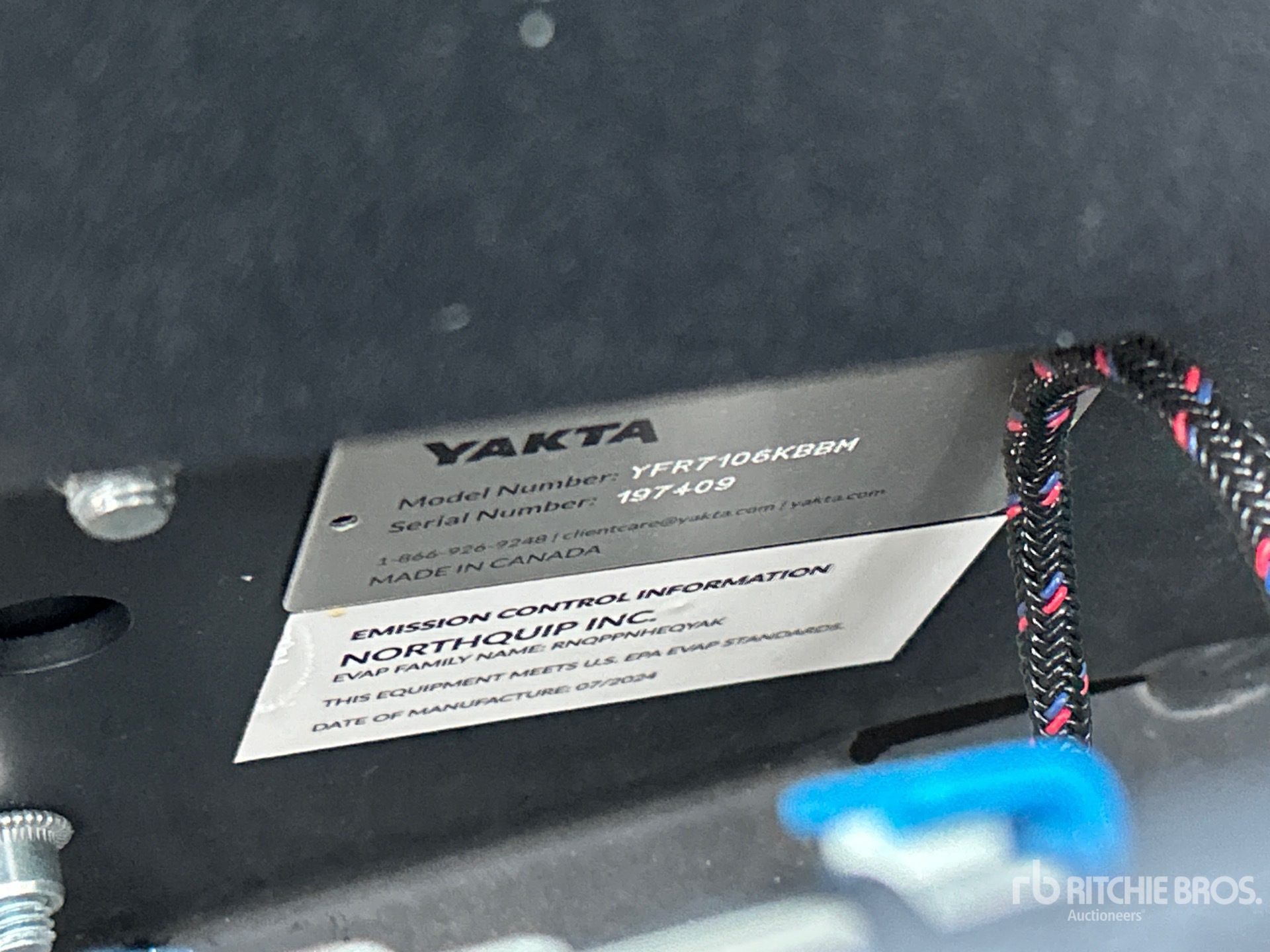 General Appearance with N.º de serie/VIN