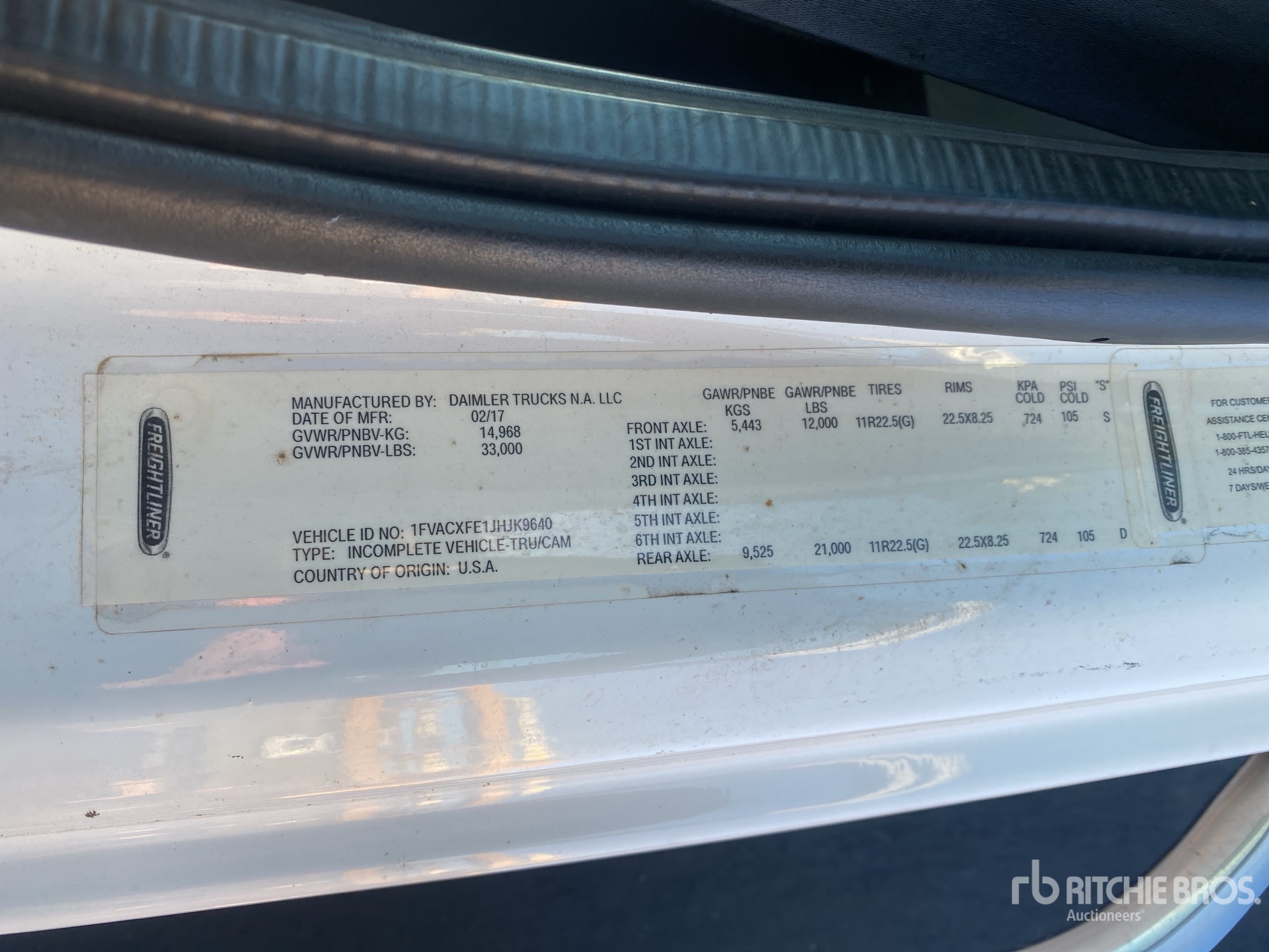 General Appearance with Seriennummer / FIN