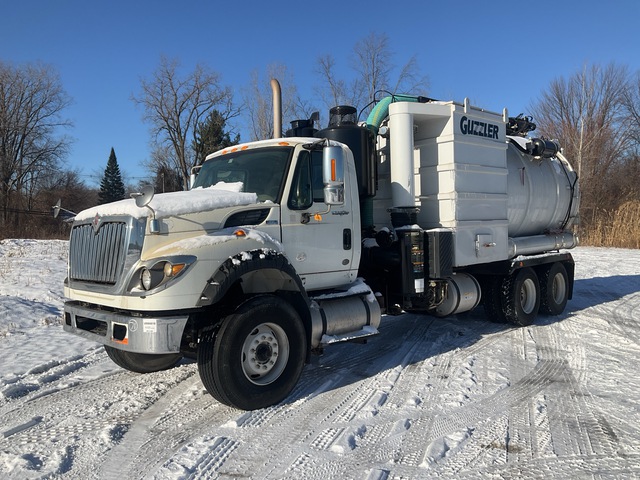 Guzzler on 2012 International 6x4 Vacuum Tanker Truck