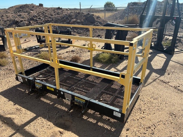 Quantity of (2) Used Forklift Man Buckets