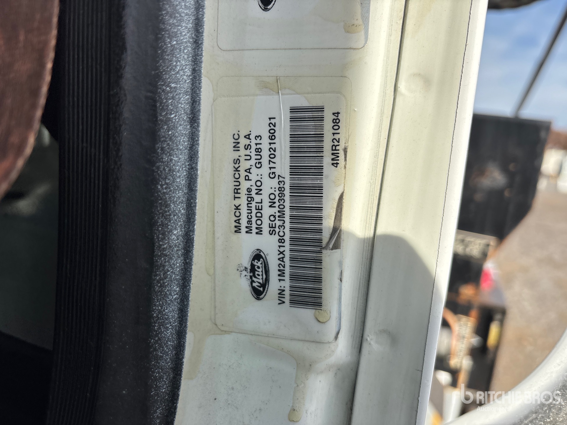 General Appearance with N.º de serie/VIN