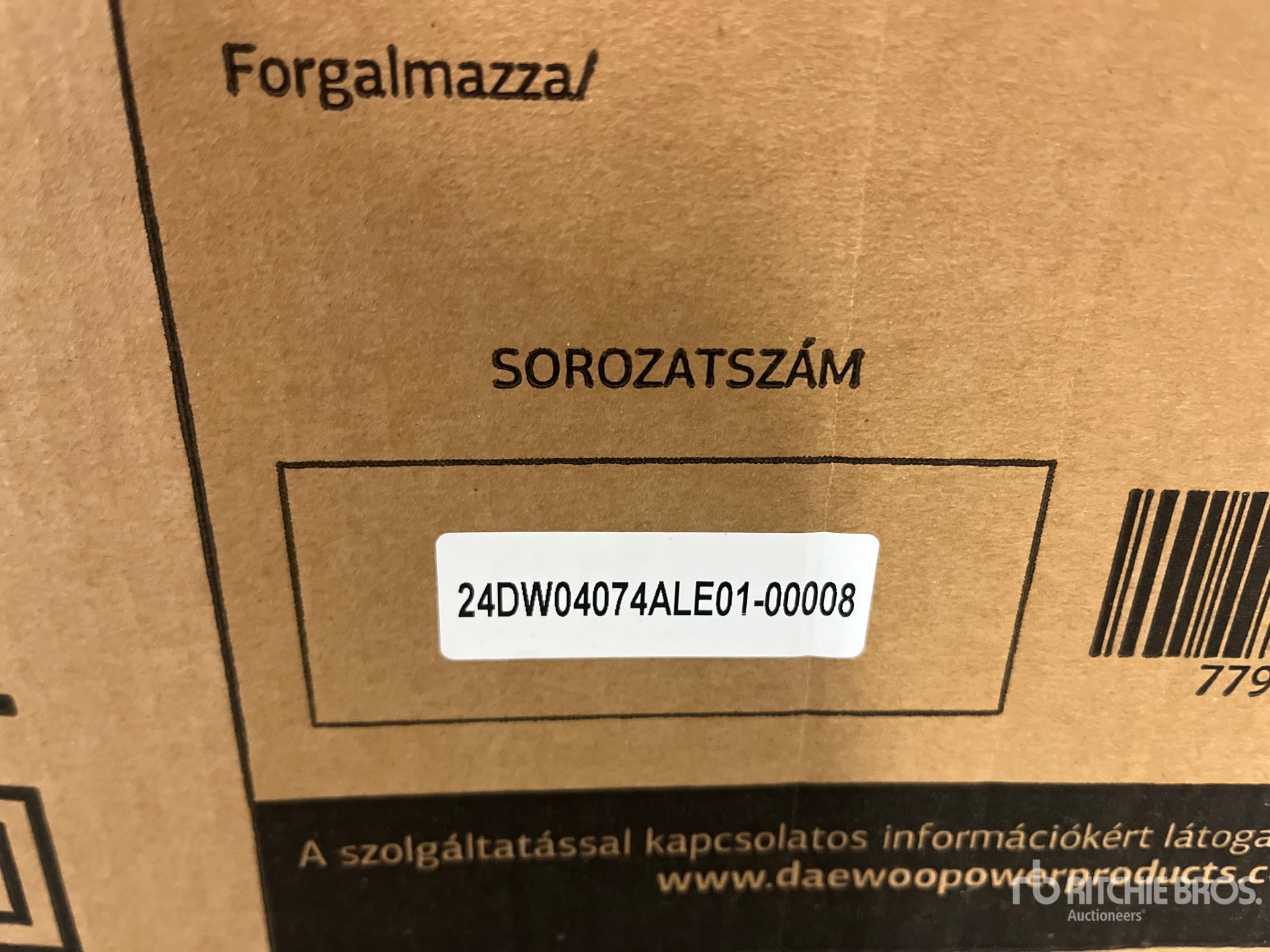 General Appearance with Numéro de série/Numéro d'identification du véhicule automobile