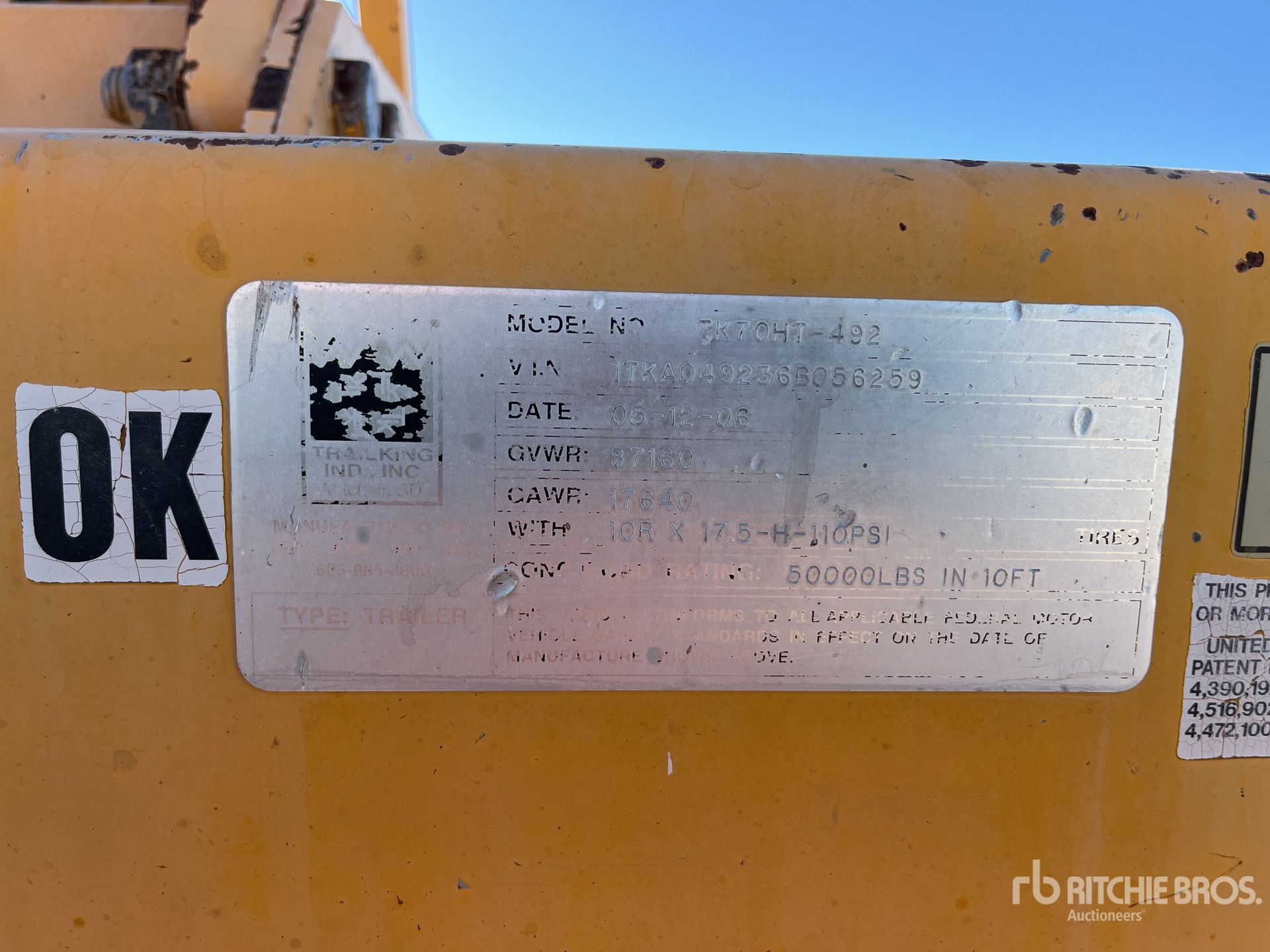 General Appearance with Numero seriale/numero d’identificazione del veicolo (VIN)