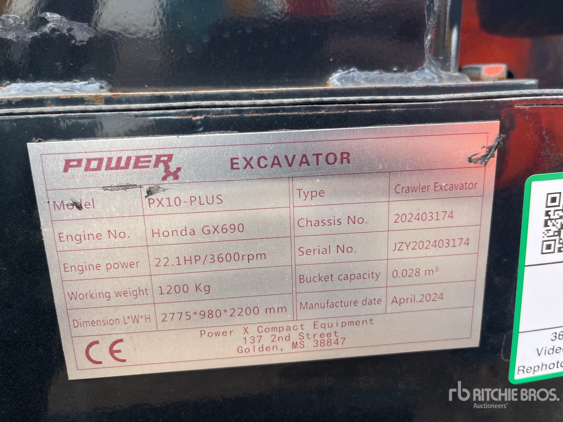 General Appearance with Numéro de série/Numéro d'identification du véhicule automobile